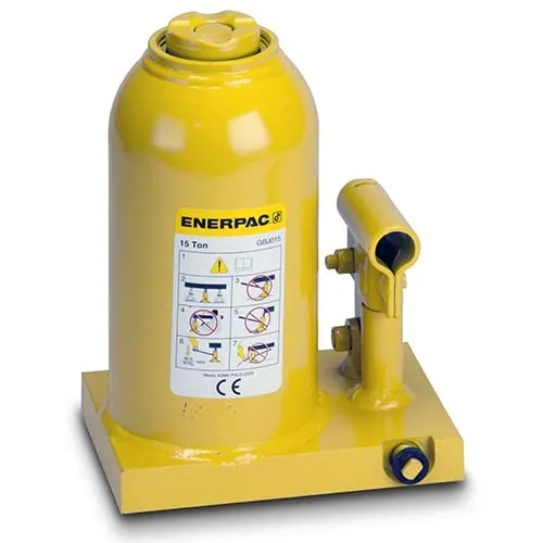 Enerpac 15 Ton Industrial Bottle Jack, GBJ015