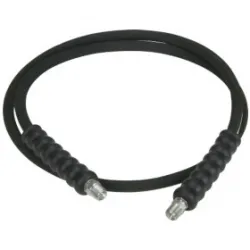 Enerpac High Pressure Hydraulic Hose H-9206Q, 6 ft. Heavy-Duty Rubber, .25 in. Diameter