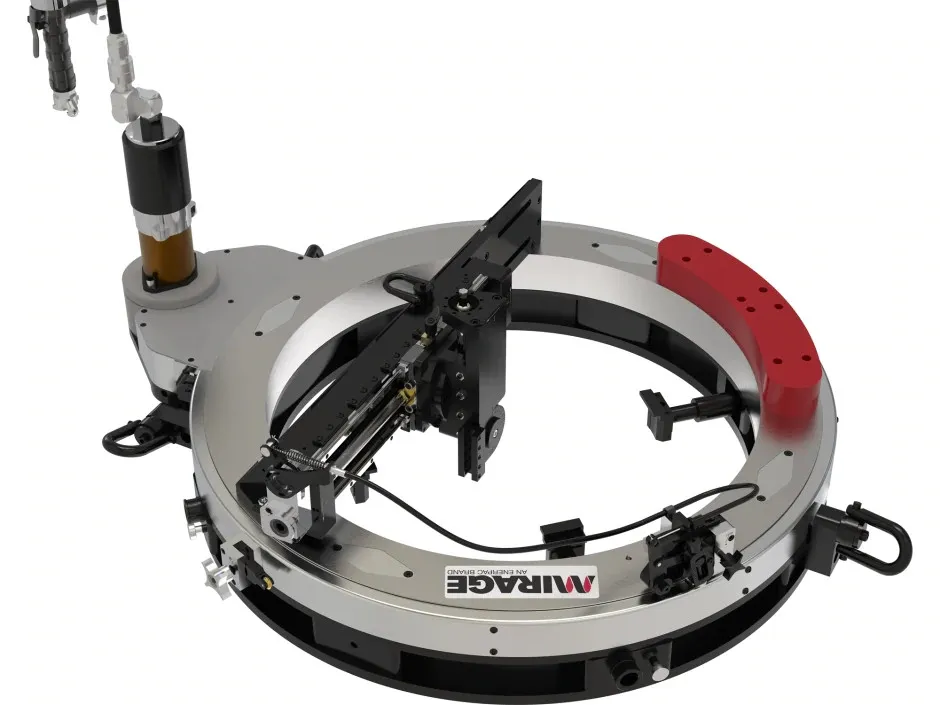 Enerpac MM1000E, 0-40 in. (0-1016 mm) Pneumatic External Mount Flange Facing Machine