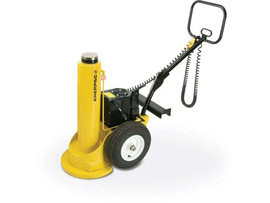 Enerpac PREME10016L Electric Pow&apos;r-Riser Lifting Jack 100 Ton 16 in Stroke 240 VAC Euro Plug