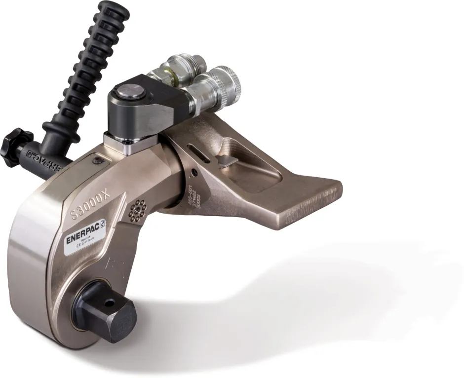 Enerpac S3000X Square Drive Hydraulic Torque Wrench 3225 ft lbs Torque 1 in Square Drive