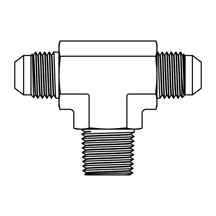 2601-24-24-24 , 24MJ-24MJ-24MP TEE 1-1/2" X 1-1/2" X 1-1/2" - Image 2