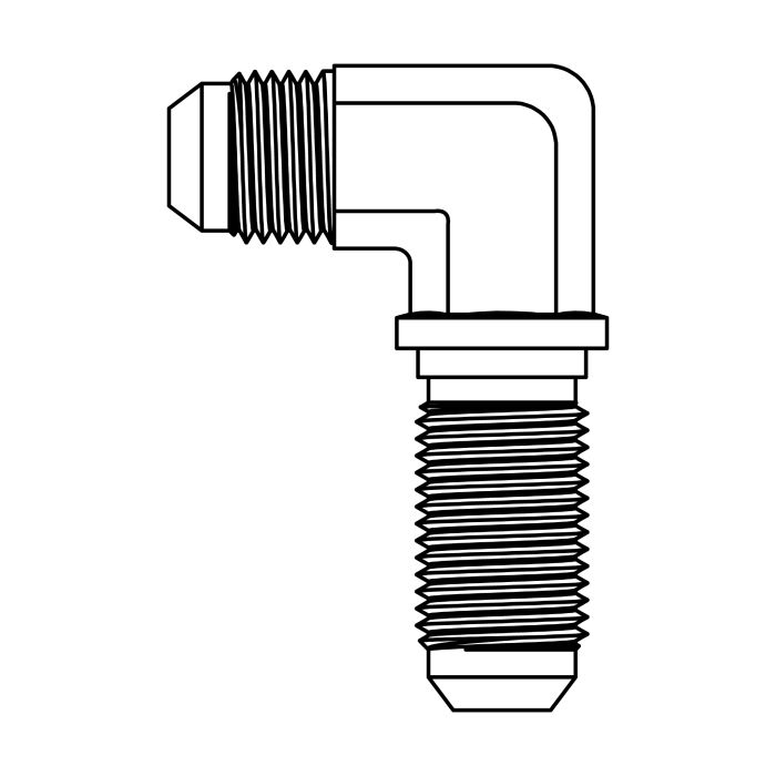 2701-12-12 , 12MJ BULKHEAD UNION 90 3/4" X 3/4" - Image 2