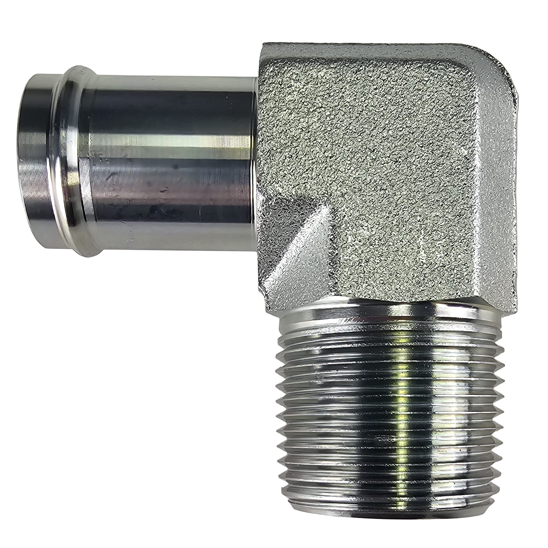 4501-06-06 , 06 BEADED STEM-06MP 90 3/8" X 3/8"