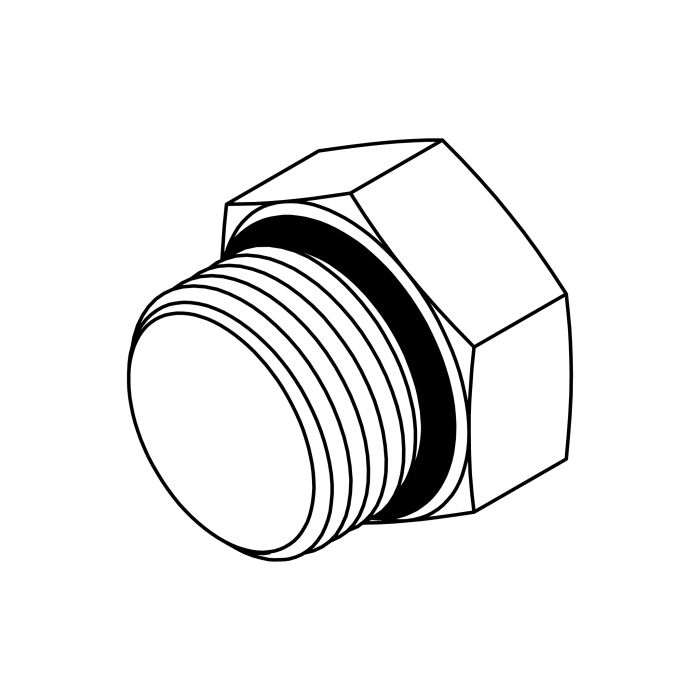 6408-05 , 05MOR HEX HEAD PLUG 5/16" - Image 2