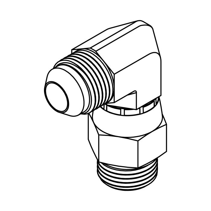 6801-S-08-08 , 08MJ-08MORX 90 1/2" X 1/2" - Image 2