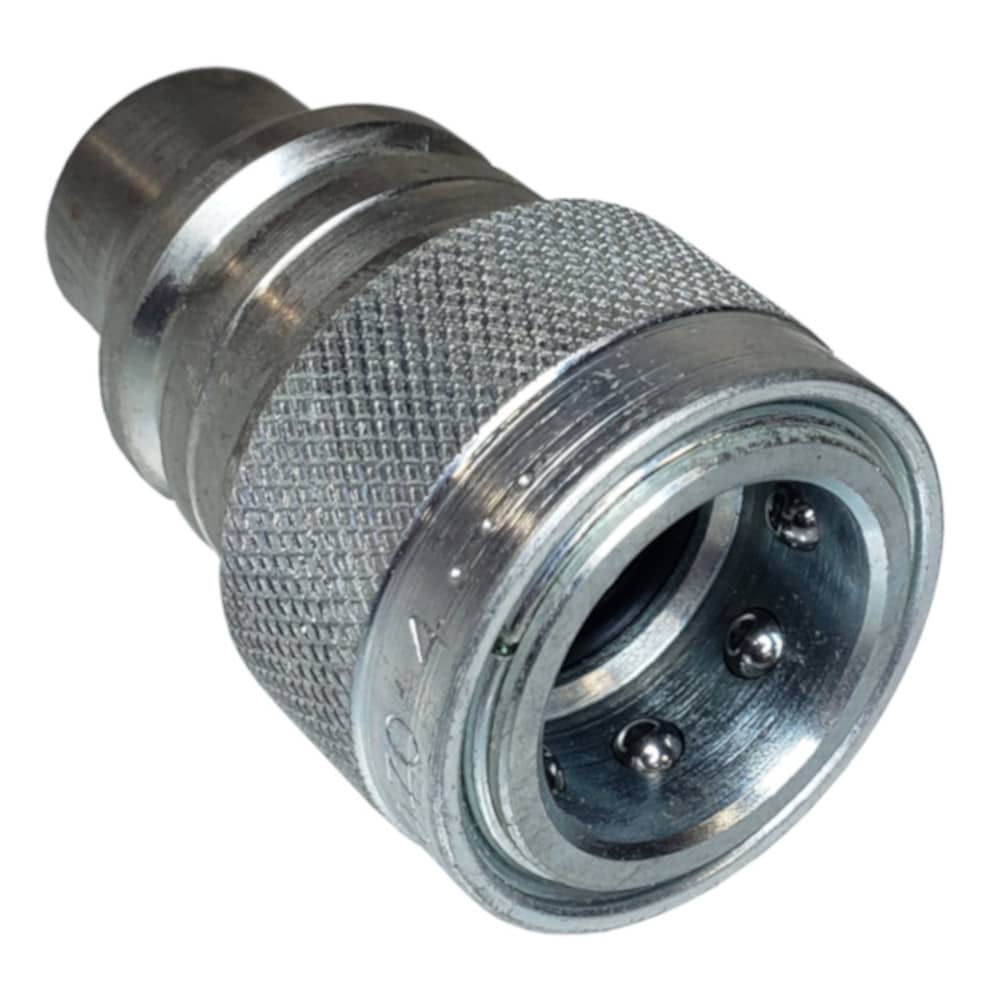 Pioneer 4070-4 Ag-Style 1/2" Quick Coupling, Adapt Pioneer Tip to International Harvester Old Style Female Body