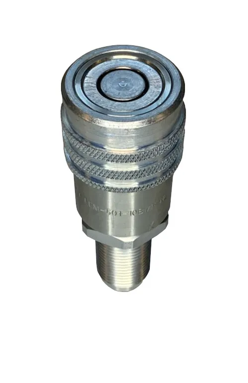 Parker 1/2" Flush Face Skid Steer Coupling, FEM-501-10BMF-NL (Coupling Half)