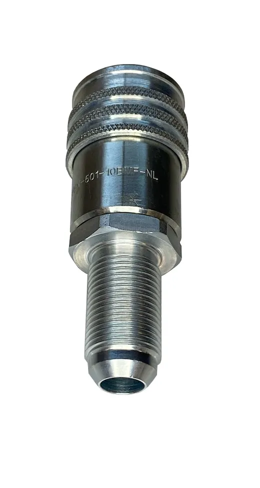 Parker 1/2" Flush Face Skid Steer Coupling, FEM-501-10BMF-NL (Coupling Half)