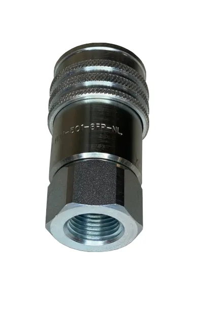 Parker FEM-501-8FP-NL, 1/2", Female Coupler, 1/2-14 NPSF, 12 GPM, 3,625 PSI, ISO 16028, Flush Face, FEM Series