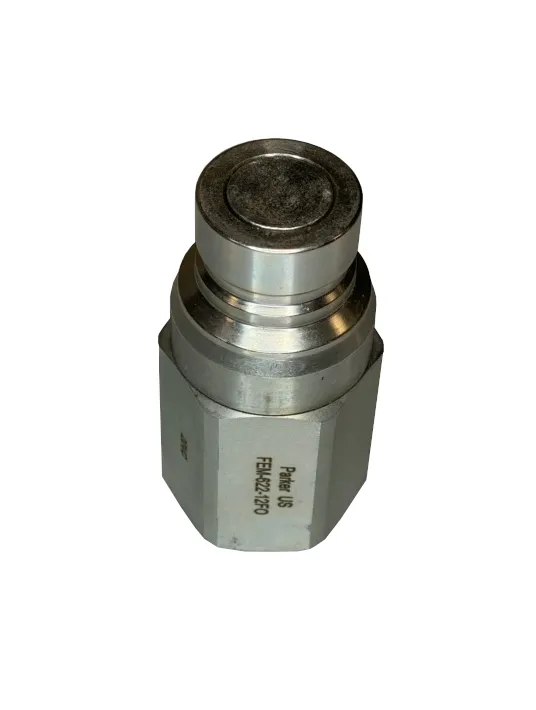 Parker FEM-622-12FO, 5/8", Female Nipple, 1 1/16-12 UNF, 20 GPM, 3,625 PSI, ISO 16028, Flush Face, FEM Series