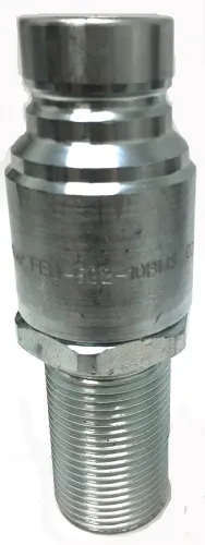 Parker 1/2" Flush Face Skid Steer Coupling, FEM-502-10BMS (Nipple Half)