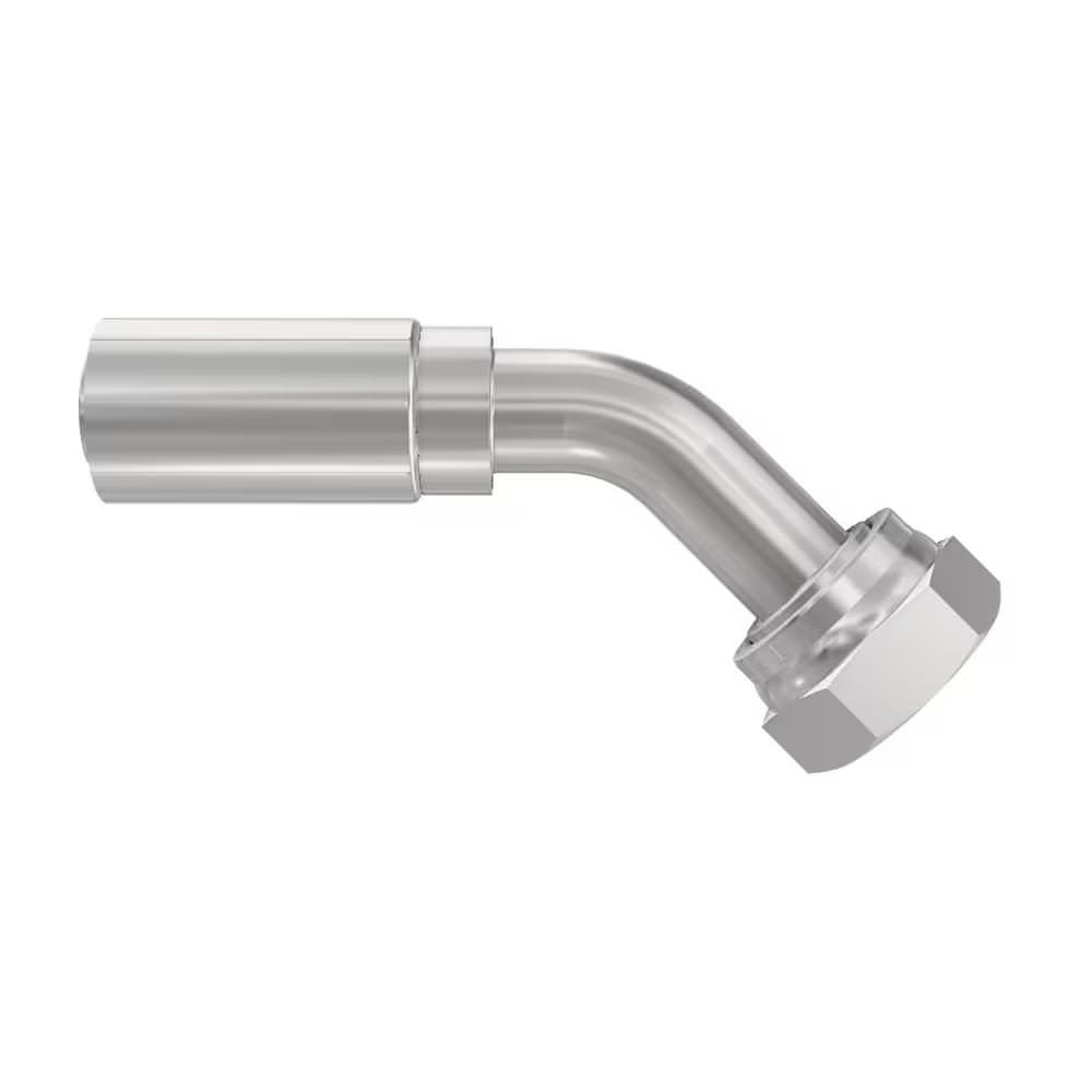 Parker 77 Series Female JIC 37° - Swivel - 45° Elbow - Short Drop - 5/8 Inch