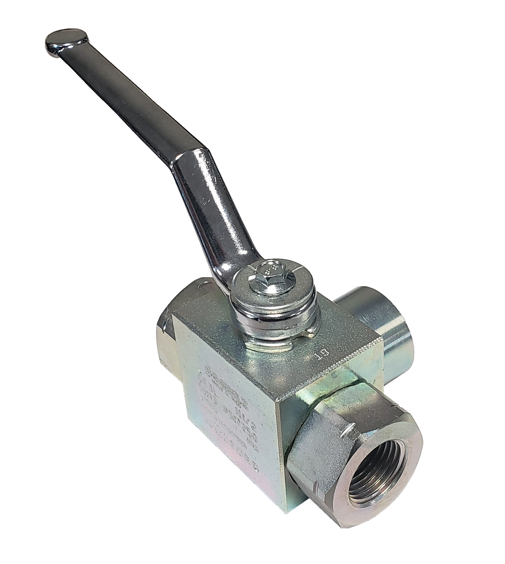 3-Way High Pressure Ball Valve, 1/2" NPT Ports, GE3N1/2