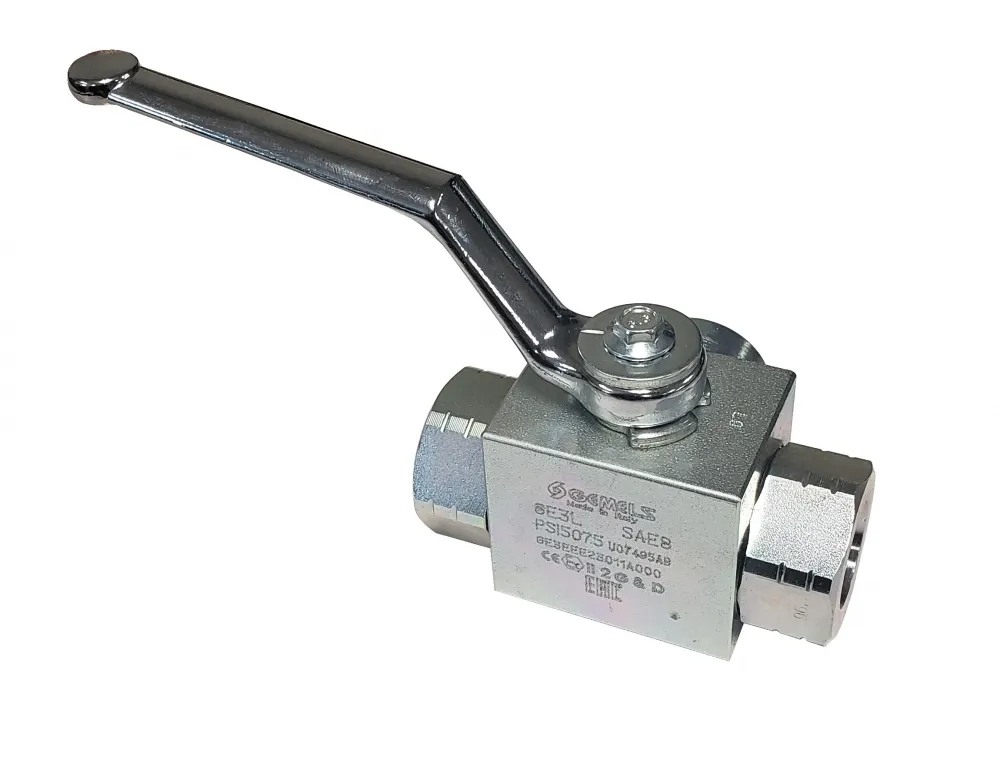 3-Way High Pressure Ball Valve with 1" SAE Ports, GE3SAE16