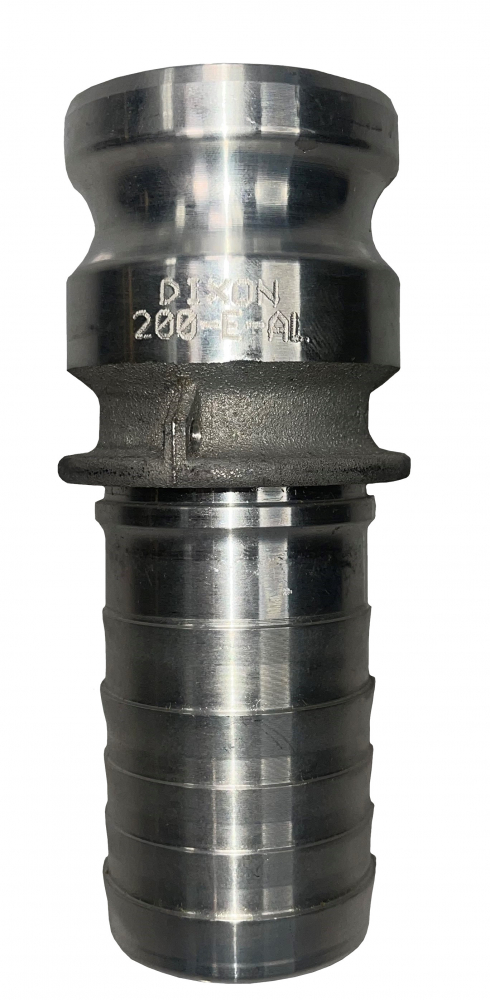 100-E-AL | 1" Ez Bosslock Male Coupler x Hose Shank