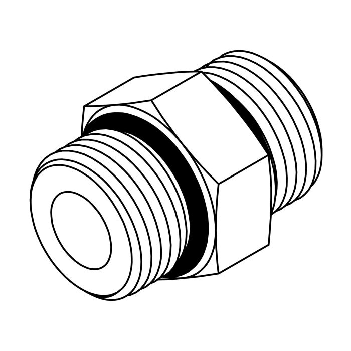6403-04-04 , 04MOR-04MOR 1/4" X 1/4" - Image 2