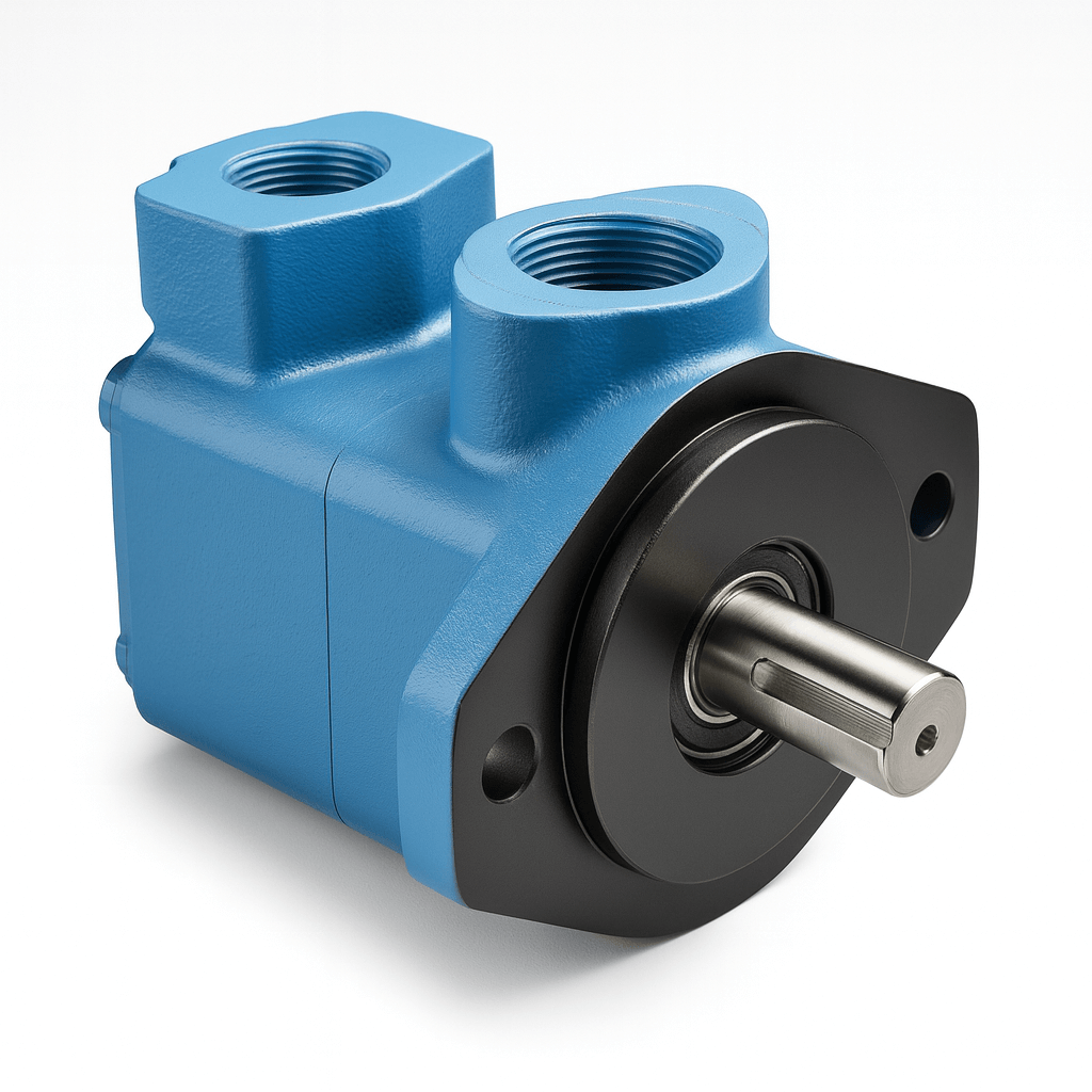 Fluidyne V101 V101B4B41B20R090 – 4 GPM, 0.80 in³/r, 2500 PSI, SAE A 2-Bolt Flange, Shaft 41 – Direct Vickers V10 Replacement