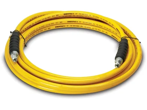 Enerpac High Pressure Hydraulic Hose H-7350, 50 ft. Yellow Thermo-Plastic, .38 in. diameter