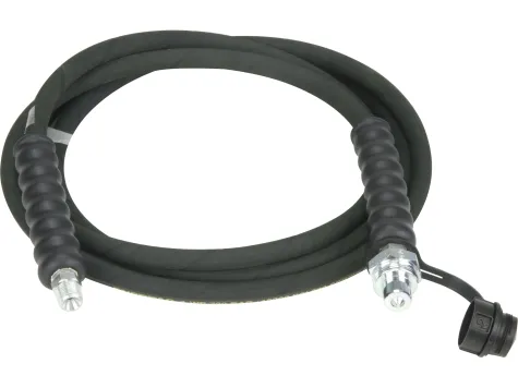 Enerpac High Pressure Hydraulic Hose HC-9206, 6 ft. Heavy-Duty Rubber, .25 in diameter