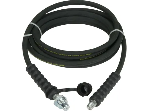 Enerpac High Pressure Hydraulic Hose HC-9220, 20 ft. Heavy-Duty Rubber, .25 in. Diameter