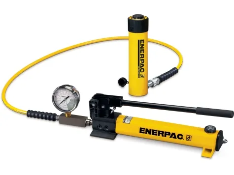 Enerpac SCR-1010H 10 Ton 10.13 in Stroke Hydraulic Cylinder and Hand Pump Set