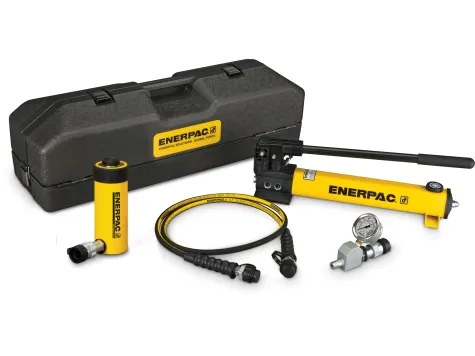 Enerpac SCR-256TB 25 Ton 6.25 in Stroke Hydraulic Cylinder and Hand Pump Set