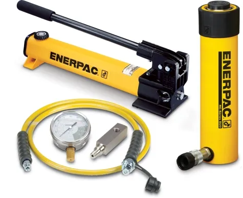 Enerpac SCR-252H 25 Ton 2 in Stroke Hydraulic Cylinder and Hand Pump Set