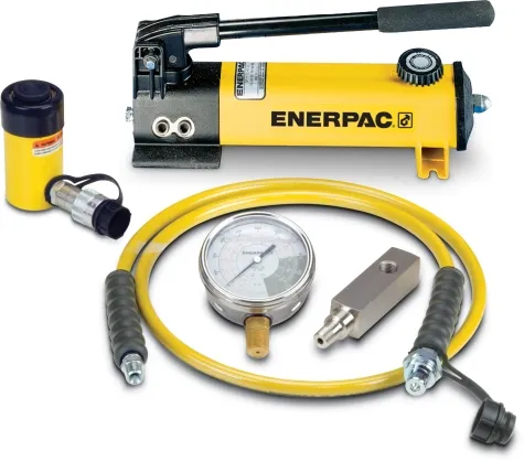Enerpac SCR-55H 5 Ton 5 in Stroke Hydraulic Cylinder and Hand Pump Set