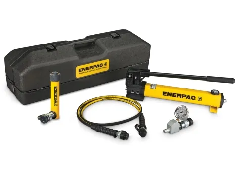 Enerpac SCR-55TB 5 Ton 5 in Stroke Hydraulic Cylinder and Hand Pump Set