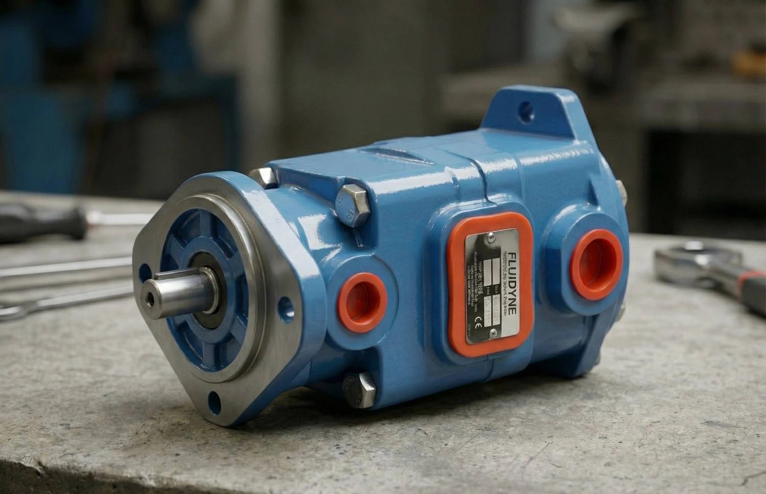 Fluidyne V20NF WF820024 Vane Pump | Replacement for Vickers/Eaton V20NF1D6T238C6G22R 6 GPM | 3 PSI | G1/2" BSPP Straight Thread | 3/4" Keyed Shaft